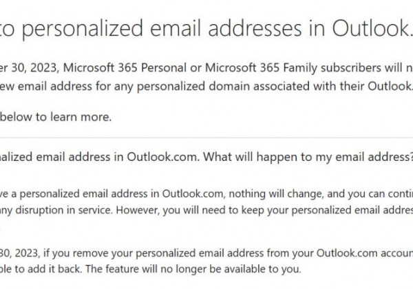 12月起不再支持绑定自有域名，微软调整Microsoft 365订阅政策